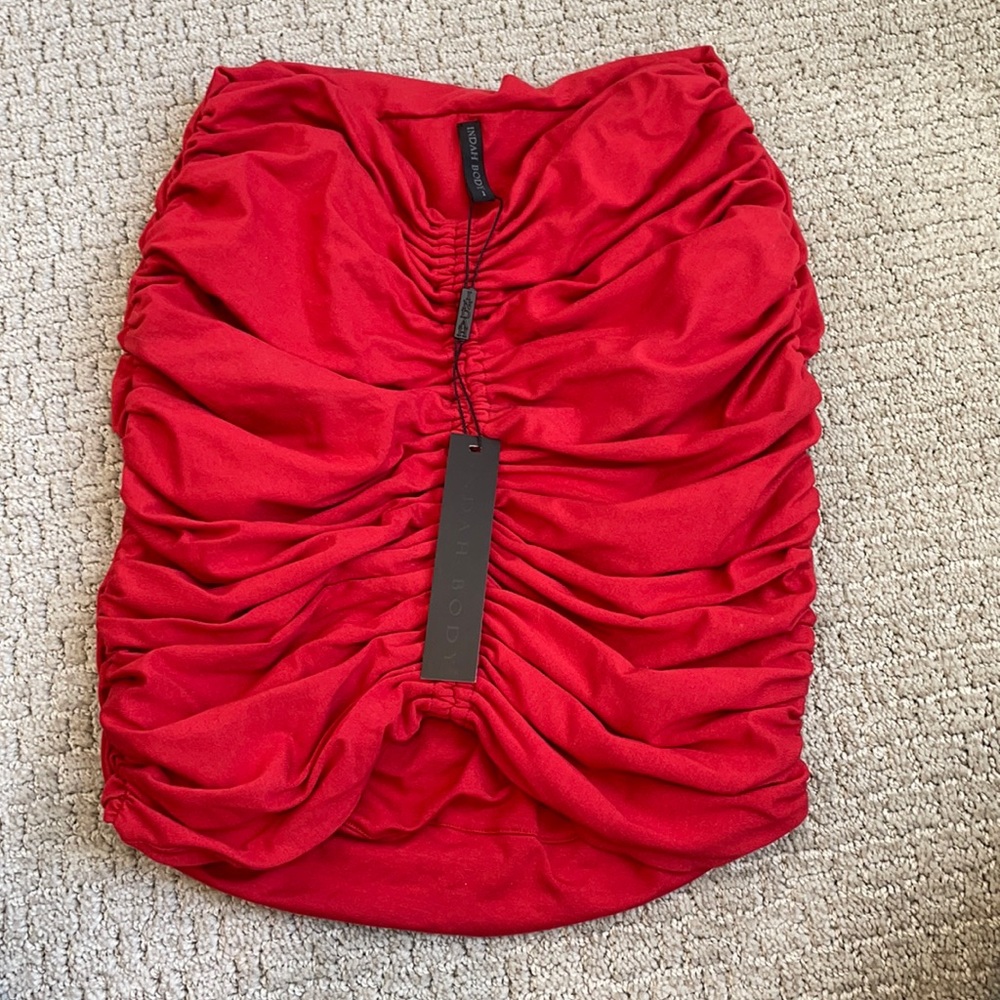 indah body scrunched skirt